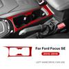 Echter Weicher Karbonfaser-Aufkleber für Ford Focus SE RS ST Ecoboost 2015 2016 2017 2018 Linkslenker Auto Schaltgetriebe Getränkehalter Panel Innenverkleidung