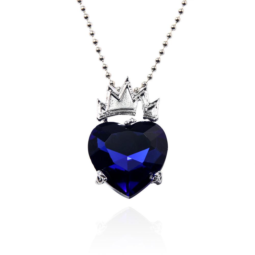 Descendants Moda Corona Cuore Collana Per San Valentino
