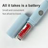 Smart Sonic Electric Toothbrush Low Noise Batteries with 2 Replaceable Brush Heads 2 Min Smart Timer Portable for Travel