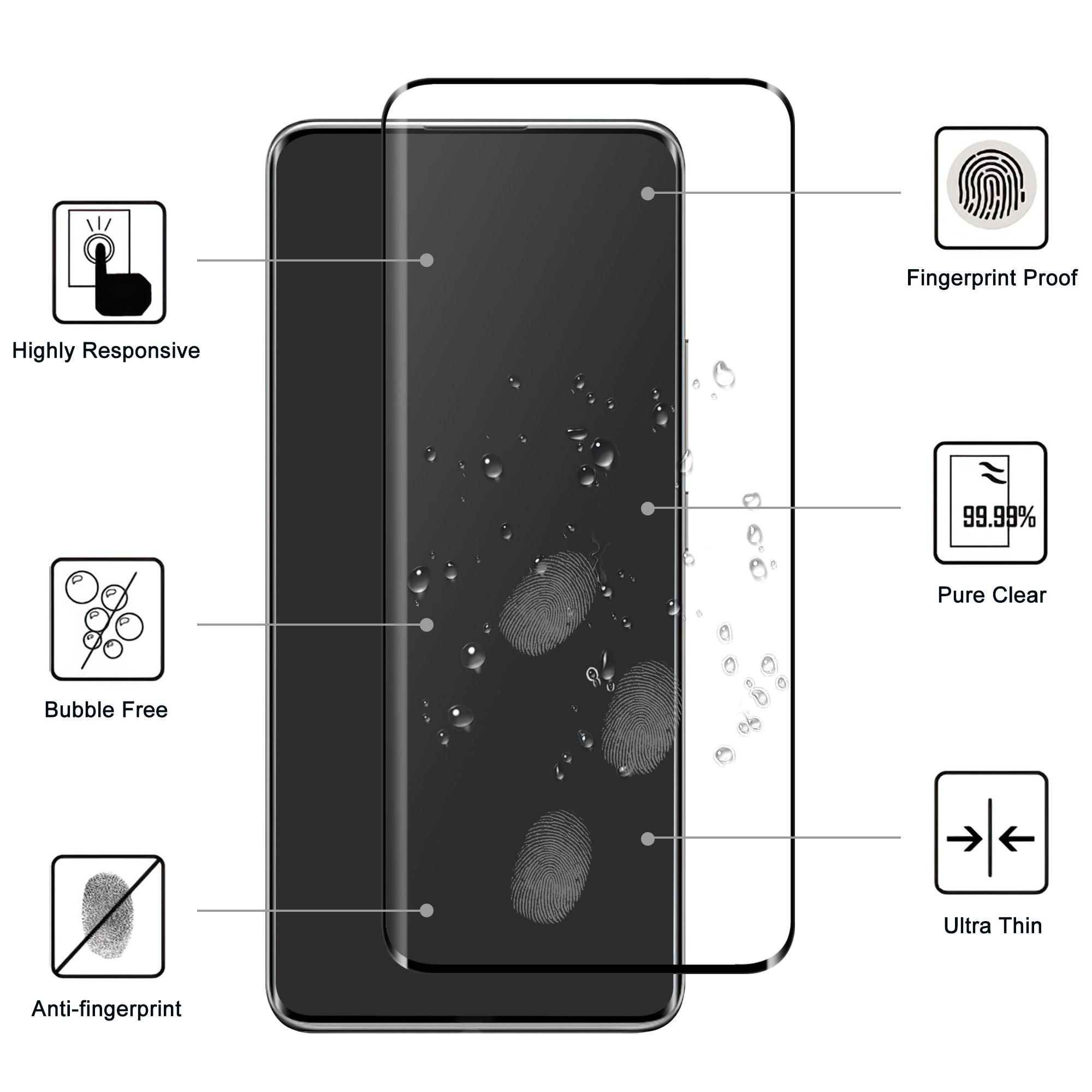 

For Xiaomi Redmi Note 14 Pro 5G/Poco X7 5G Full Screen Protector Side Glue 3D Curved Tempered Glass Film Type A