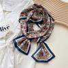 Silk Scarf for Women - Elegant Spring & Autumn Design, Lightweight & Fashionable