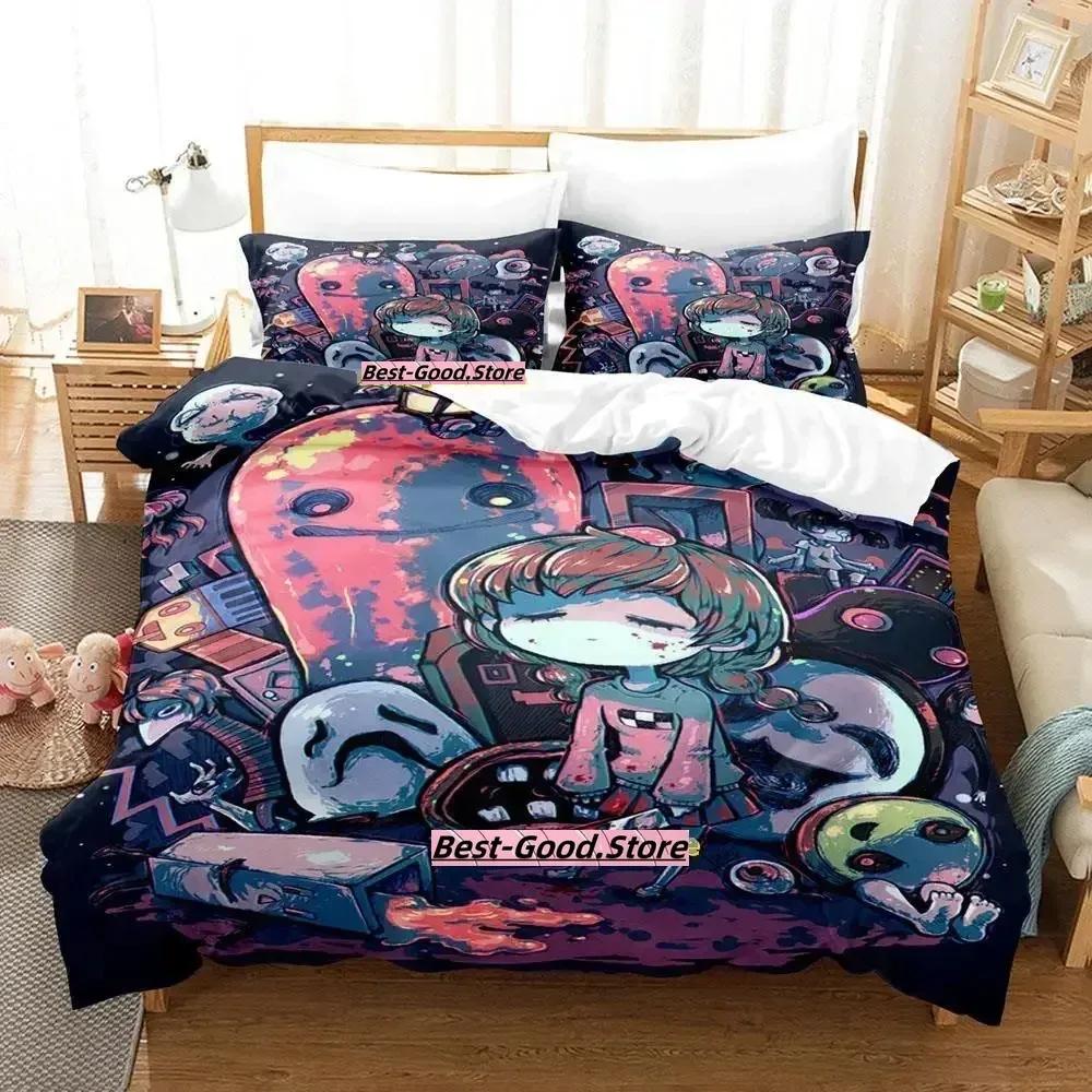 

New Yume Nikki Bedding Set Duvet Cover Sheet Printed Bed Set Pillowcase Bed Full Queen King Size Comforter Bedroom 70x133cm 2pcs
