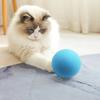 Chirping Ball Cat Toy Fluffy Plush Balls with Sound Interactive Pom Pom Balls Kitten Kicker Toy with Catnip for Indoor Cats