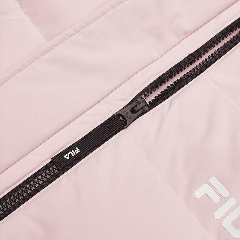 FILA Warm Long Hooded Down Jacket Women outerwear Lotus-Pink F11W449906FPK