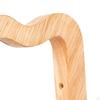 Holz Pflanzenaufhänger Hängehaken Pflanzgefäß Halter, Wellenförmige Wand für Terrasse