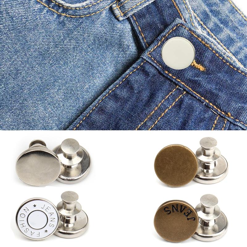 Alpinleux 20 Bottoni Staccabili Senza Cucire Per Jeans, Pantaloni E Camicie - Bianco, Diametro 11,2 Mm