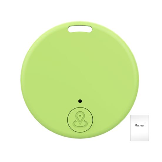 Runder Bluetooth-kompatibler GPS-Tracker Tragbar Schlüssel Geldbörse Gepäck Haustiere Artikelfinder Locator Wasserdicht Zwei-Wege-Alarm Anti-Verlust Tracking-Gerät
