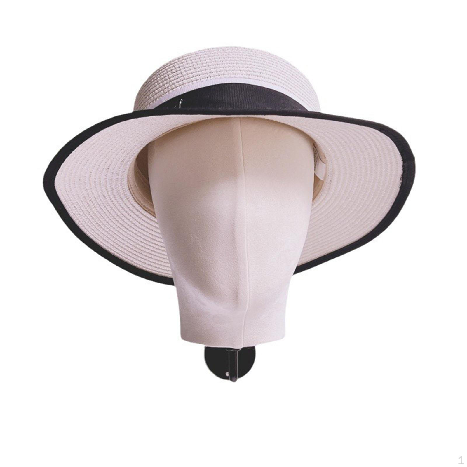 

Манекен Голова Капелюх Дисплей Волосся Капелюхи Шиньони Окуляри Перука Підставка Настіна бежевий