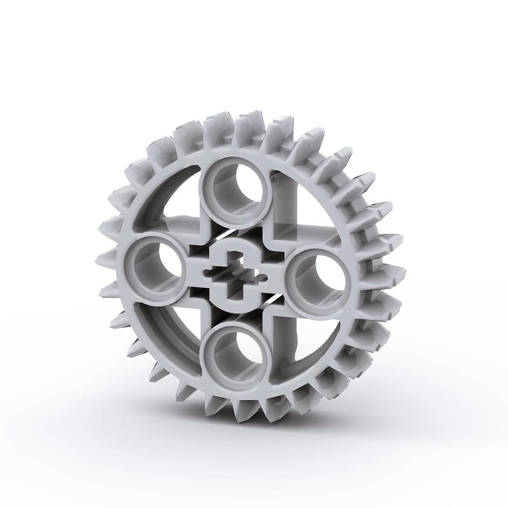 Small World Building Blocks: 46372-Piece Set Compatible with LEGO Technic, Includes 28-Tooth Gear MOC9686 Assembly.