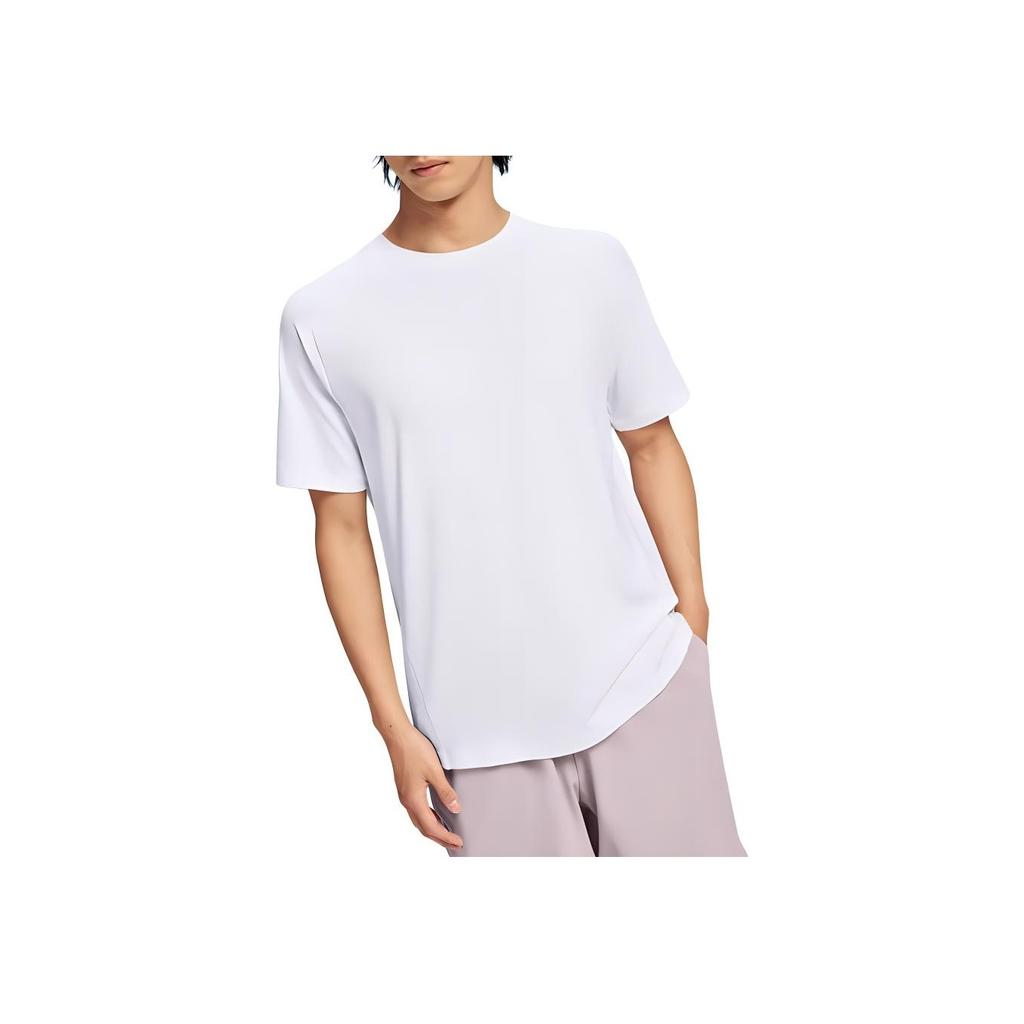 On Focus-T Sports Solid Color Short Sleeve T-Shirt Men tops White 1ME11461200