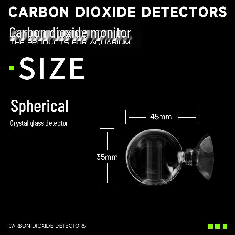 Aquarium CO2 Monitor with High Borosilicate Glass Detector