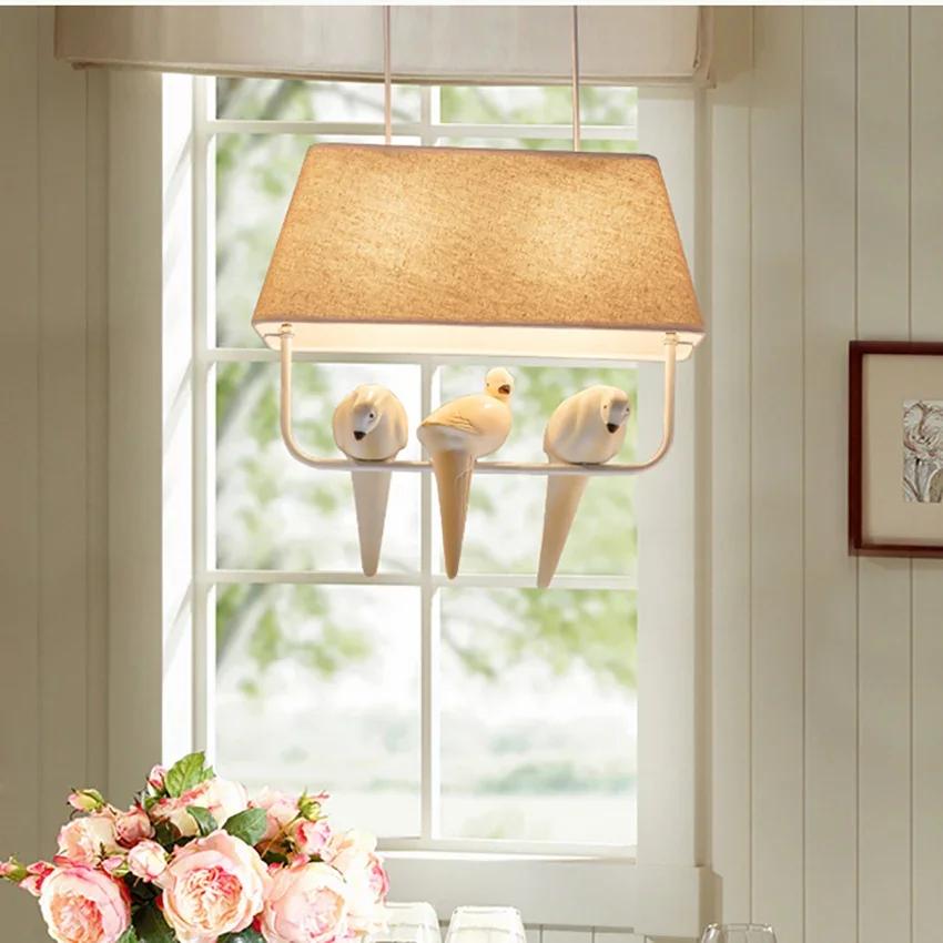 Japan Style Creative Bird Pendant Light Led Hanging Lamp for Home Decor Dining Table Chandelier Lustre Suspendu Moderne Torch