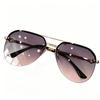 Xiaomi Women Metal Half Frame Double Beam Sunglasses Fashion Outdoor UV400 Sun Protection Shades Trendy Eyewear