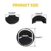 9Pcs Carbon Fiber Interior Air Vent Outlet Trim Cover For Ford Mustang 2015-