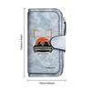 Vintage Car Printed Long Wallet Multi Slot Card Holder Fashion Casual Daily Use Purse