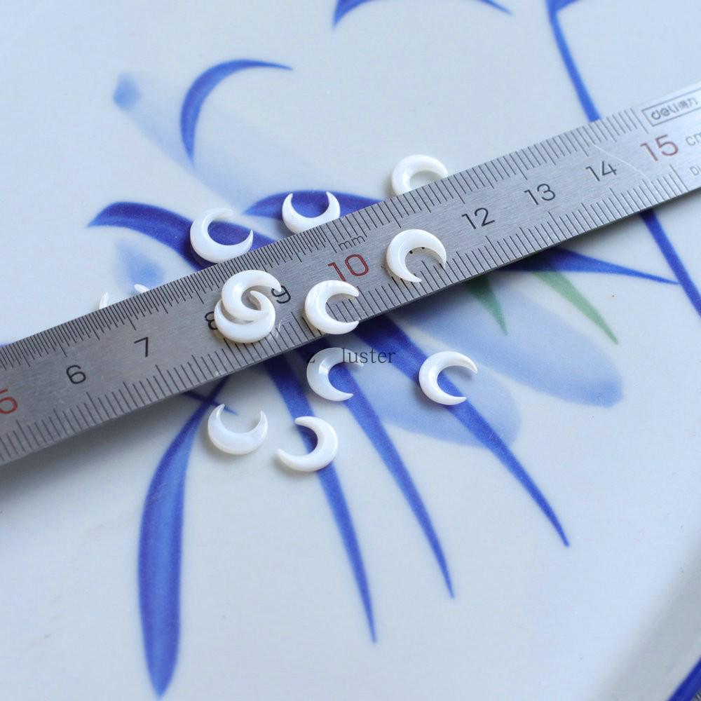 8mm Irregular Natural Mother-of-Pearl Shell Hairpin DIY Jewelry Material