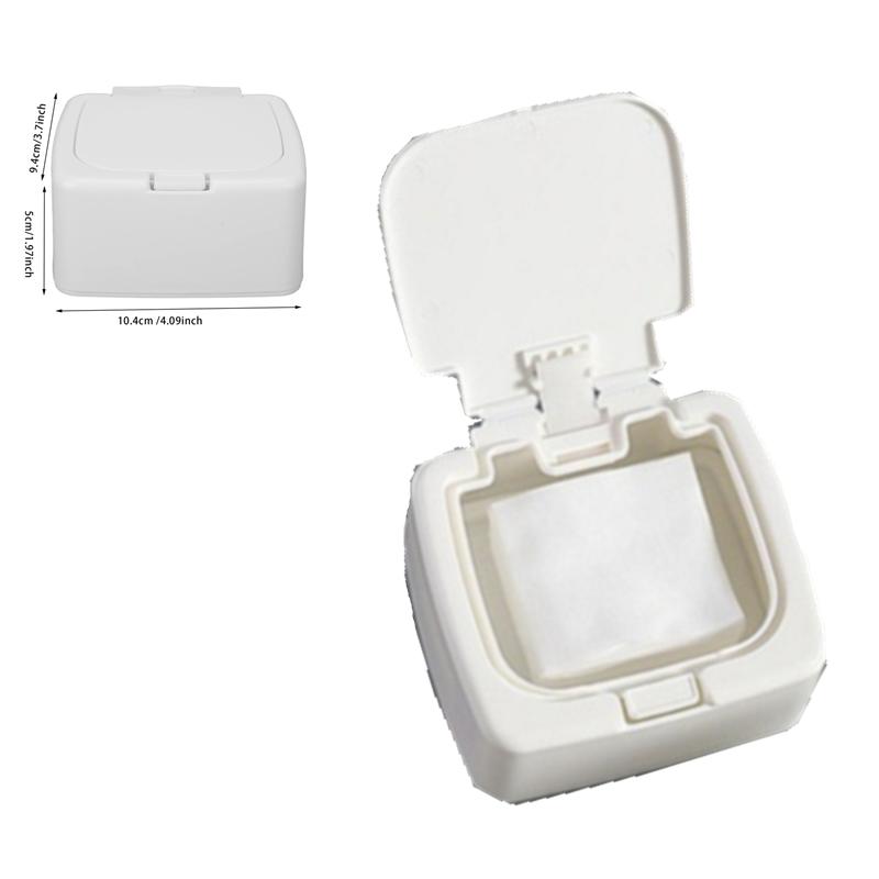 Organizator pentru bețișoare de bumbac, Depozitare, Capac din bambus, Organizator acrilic rotund, Cutie recipient pentru depozitarea machiajului, Cutie de depozitare acrilică