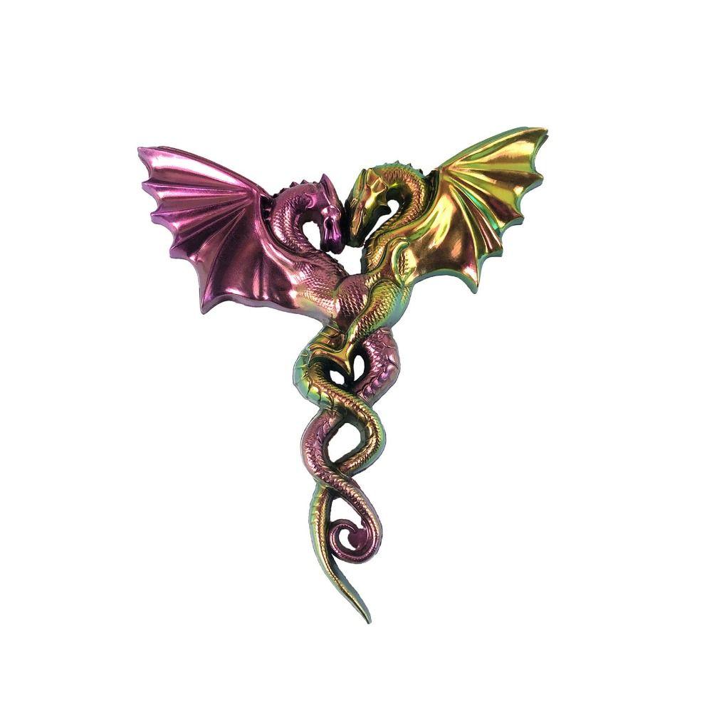 Kristall Epoxid Anhänger Hängeornament Gussform Harzformen Liebhaber Drache Silikonform