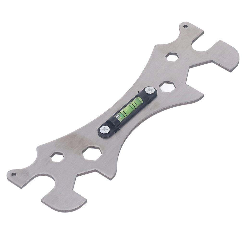Special Wrench Universal Multifunctional Bathroom Wrench with Level Faucet Plumbing Install Tool