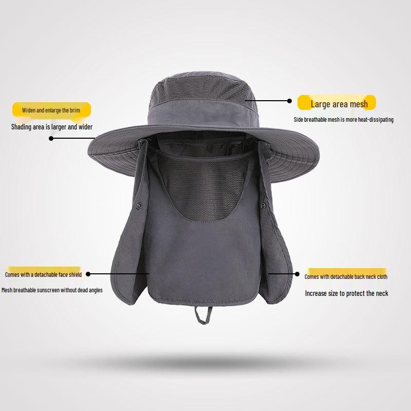 Unisex Outdoor UV Protection Fishing Sun Hat