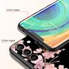 Golden Letter Flower Phone Case For Samsung Galaxy S26 Ultra S25 Plus S24 FE S23 S22 5G S21 S20 Cover Black Soft