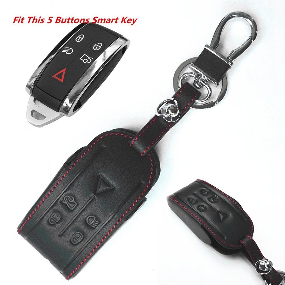 

Car Key Case For JAGUAR XF XK XKR Key Chain Leather