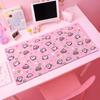 Tappetini per Mouse Laptop Esteso Pad Protettivo Tavolo da Gioco per Computer Tappetino da Scrivania Cartone Animato K-Kirby Accessori PC Tastiera Grande Antiscivolo Tappetino da Scrivania