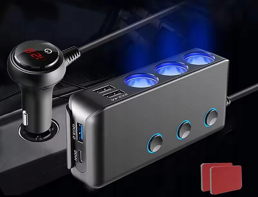 12V Cigarette Lighter Socket Splitter No.:9981