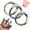 Penis Ring Stainless Cock Rings Adult Products Male Sex Toys Bondage Lock Ring Sex Toys for Men Delay Ejaculation