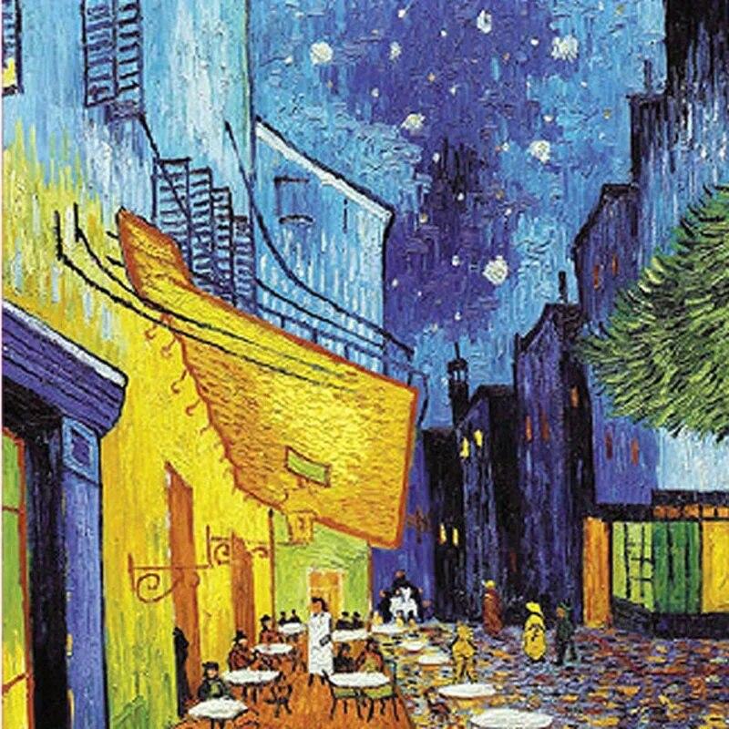 Photo Frame Coffee House Under The Starry Sky 150 Mini Test Tube Puzzle World Famous Painting Series Home Decoration  YC-M