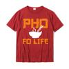 Pho Fo Life Funny Vietnamese Pho Soup Design T Shirts For Boys Cotton Tops  Tees Printed Plain