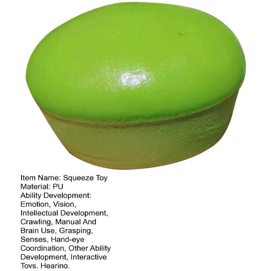 Squeeze Toy Soft Slow Rebound Stress Relief Toy Simulated Cheesecake Design Decompression Toy for Office Students Party