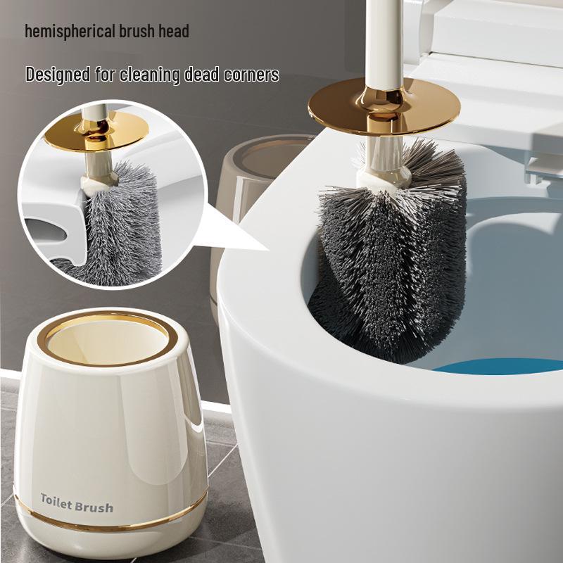 2024 Luxury Floor-Standing Toilet Brush: Dead Angle-Free & Punch-Free Design