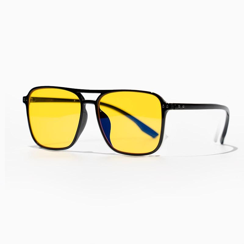 Lukeuai Model Retro Day Lenses Blue Light Blocking Sleep Glasses