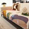 Cartoon Printed Sofa Towel Four Season Universal Sofa Cover Cloth Breathable Anti Slip Dirt Resistant Sofa Cover Couch Cushion
