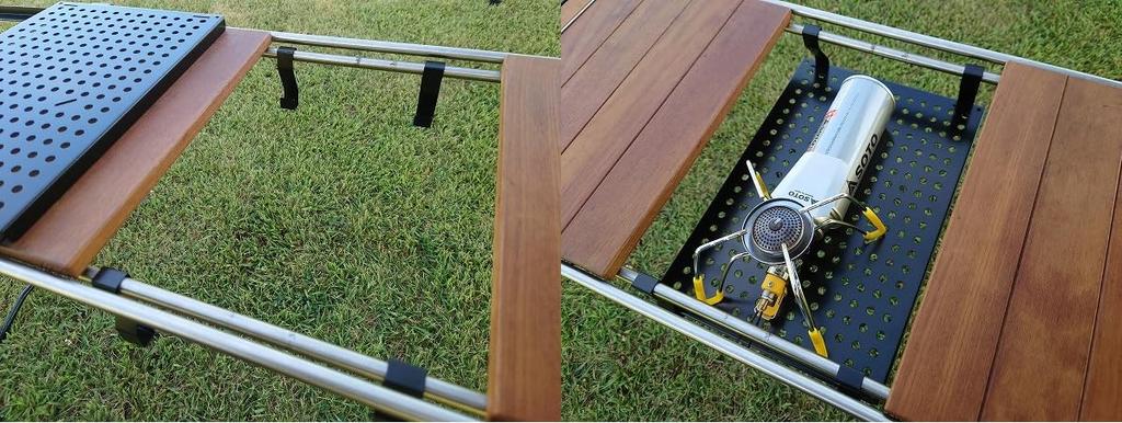 Snow Peak Hanging Plate for Single Burner SOTO Burner ST310 (Compatible with Snow Peak IGT Slim Table)