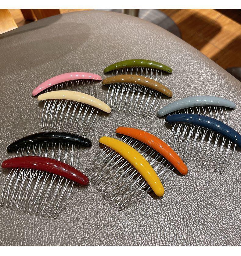 Korean Seamless Backcombing Hair Clip: Sweet Bangs Side Comb Hairpin for Girls & Babies