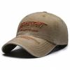 Unisex Distressed Embroidered Cotton Baseball Cap with Soft Brim for Sun Protection