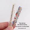 DIY Rhinestone Strip with Claw Chain and Double-Sided Adhesive for Jewelry Crafting