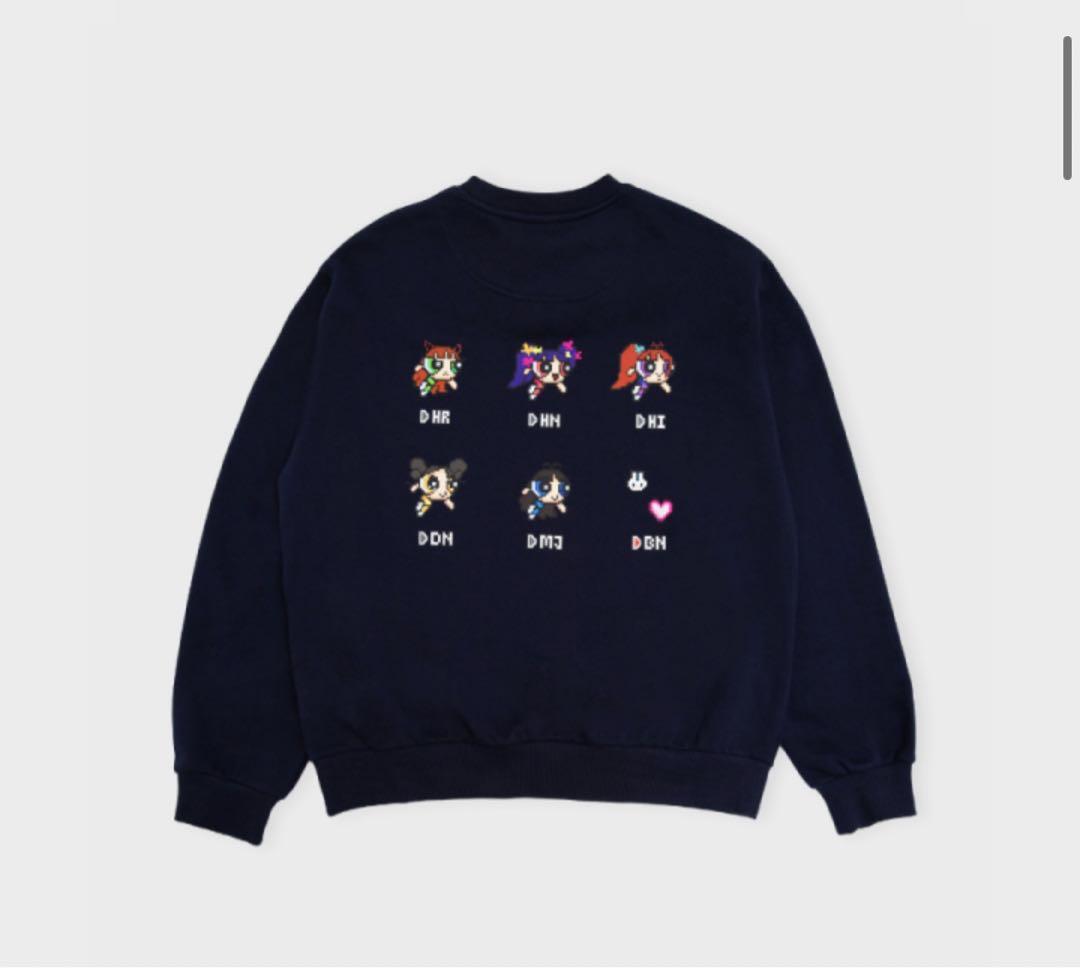 

[USED] NEWJEANS Powerpuff Girls Sweatshirt, Size L