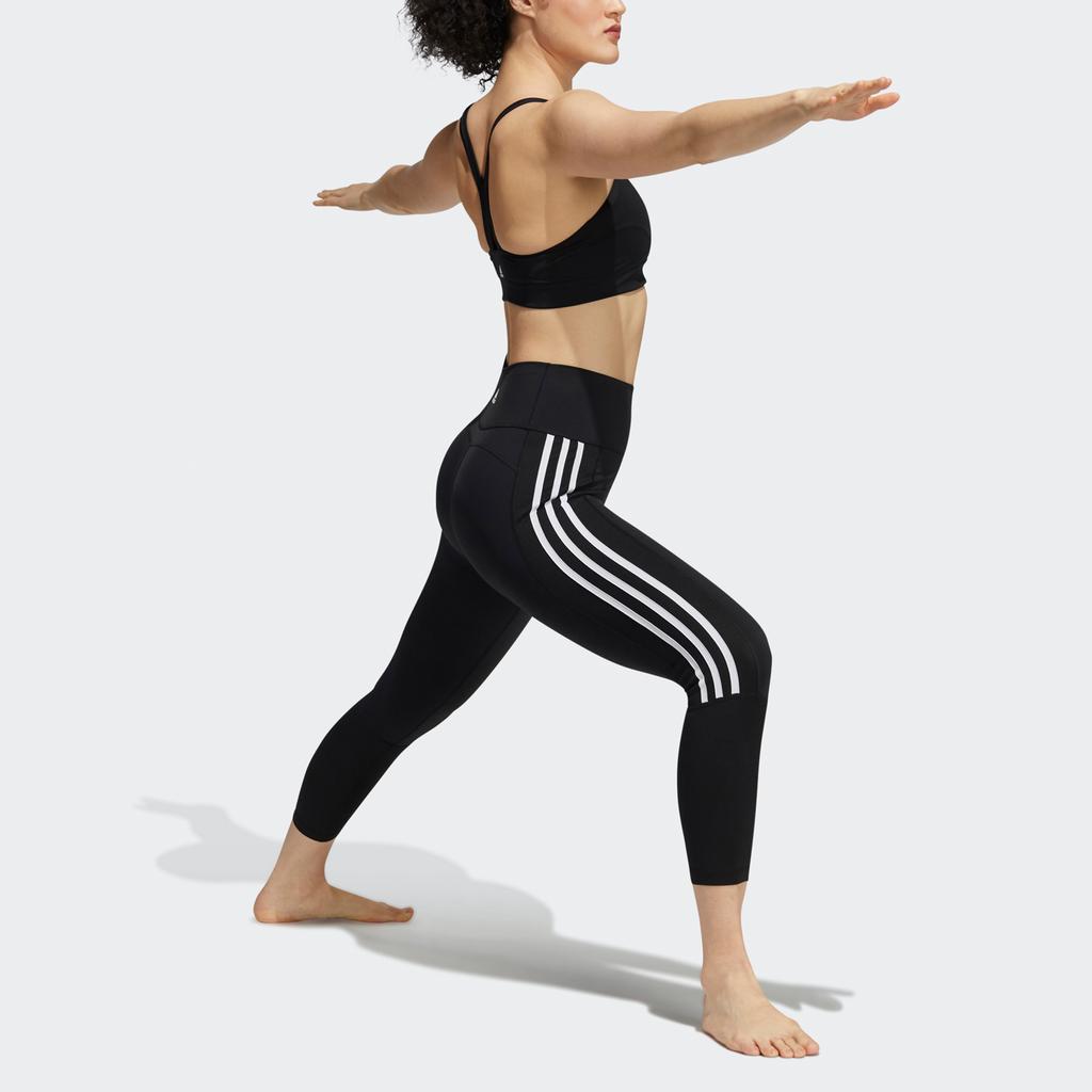 Adidas Yoga Bra Low Intensity Running Logo Sports Tank Women Tops Black H56330