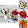6 Faux Flower Centerpiece For Wedding Home Decor With Silk Material