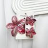 3Pcs Colorful Gradient Color Flower Hair Claws Sweet Barrettes  Shark Clip For Women Girls Beach Hair Accessories Gifts