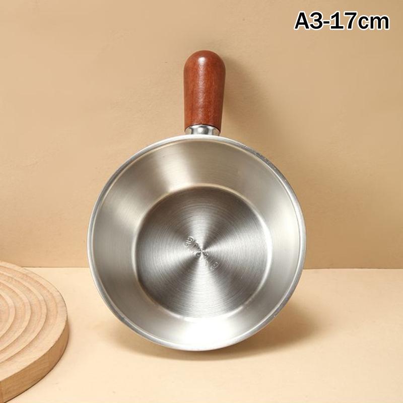 Mini Olla de Acero Inoxidable de Alta Calidad, Ideal para Cocinar Sopa, Leche y Recetas a Base de Aceite
