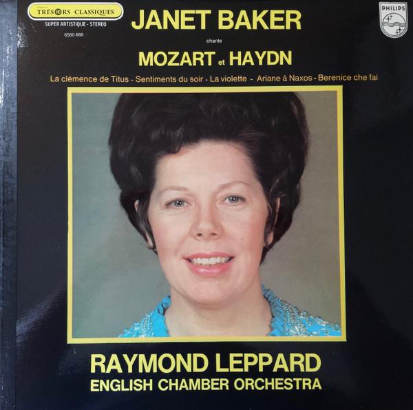 

LP Record JANET BAKER RAYMOND LEPPARD ENG La Clmence De Titus Sentiments D 6500660 Philips France Classical Used