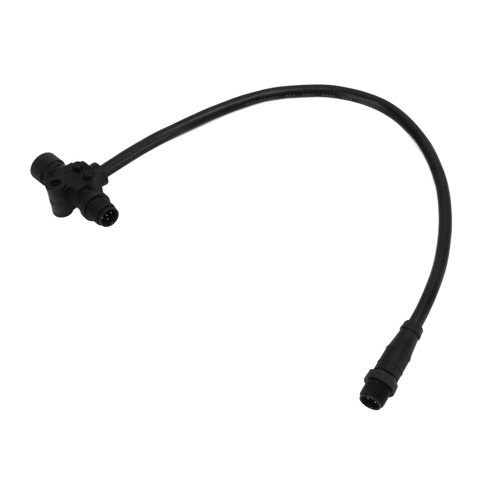 

Backbone Drop Cable 5 Pin T Connector to M12 Connector IP67 Waterproof for NMEA 2000 Networks