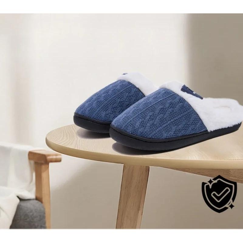 Winter Warm Slipper Women Fluffy Fur Plush Indoor Lazy Female Thermal Furry Home House Fuzzy Shoe Flat Flip Flop Male Men Ladies