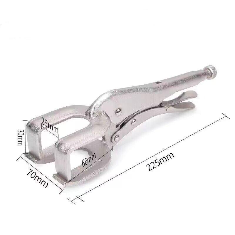 9 Inch U-Shaped Welding Locking Pliers Adjustable Multifunctional Metal Welding Clamp Plier Quick-lock Release for Easy Removal