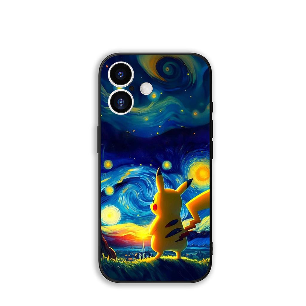 Phone Cover P-Pokemons GO Charmander P-Pikachus for Apple iPhone 16 15 14 Plus 13 12 Mini 17 Pro Max + ProMax 16E Air 15+ Case