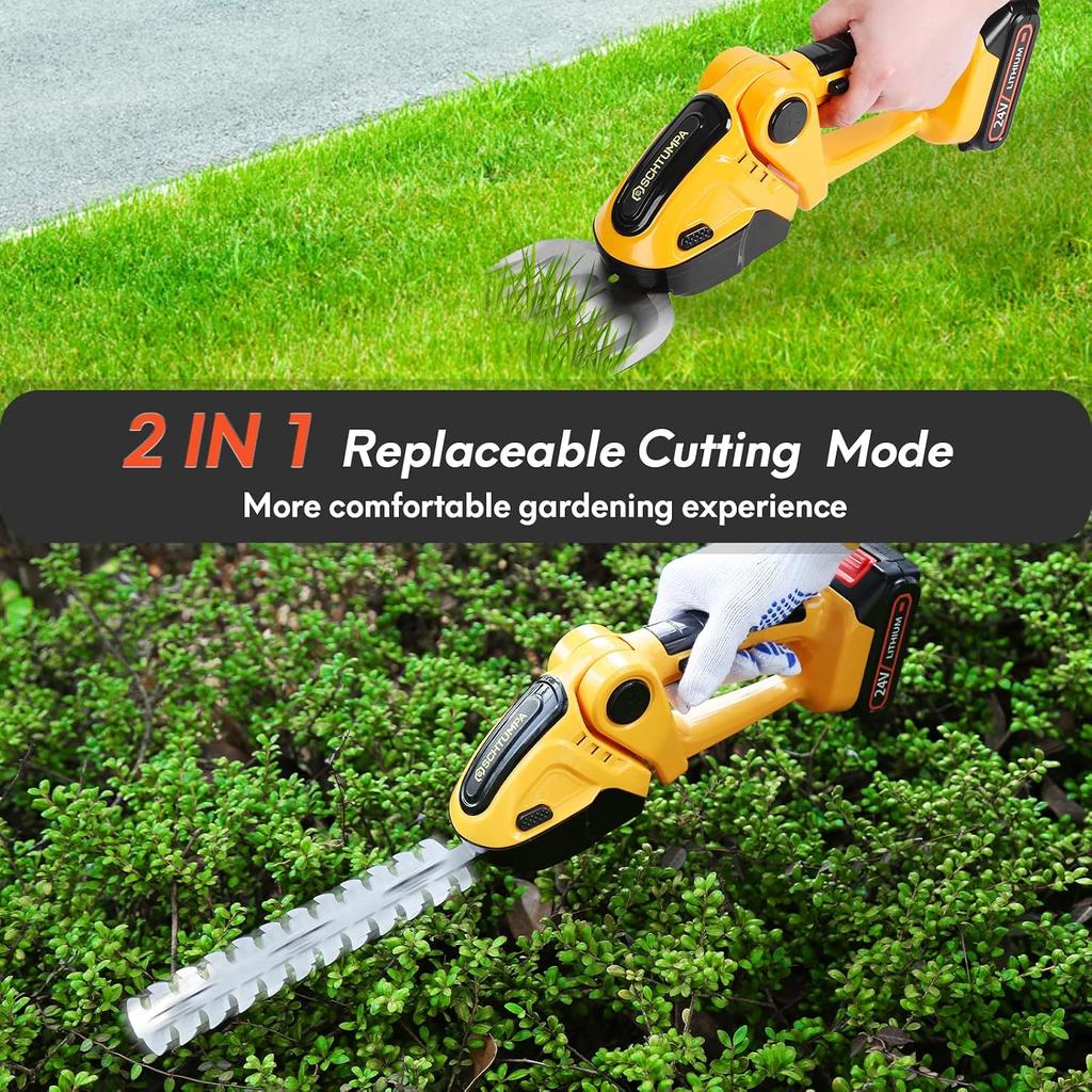 Cordless Grass Shears for Makita Battery,Cordless Hedge Trimmer,Handheld Grass Trimmer Cordless,Electric Bush Trimmer Cordless